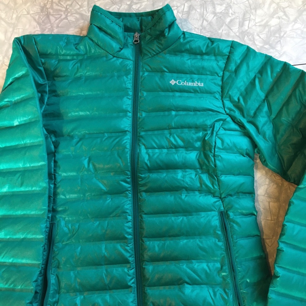 Columbia Down Jacket Women’s Med Teal